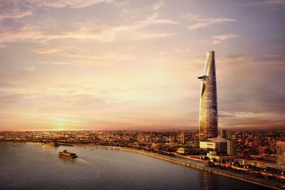 Visitors can enjoy a panoramic view of Saigon from the observation deck on the 81st floor 